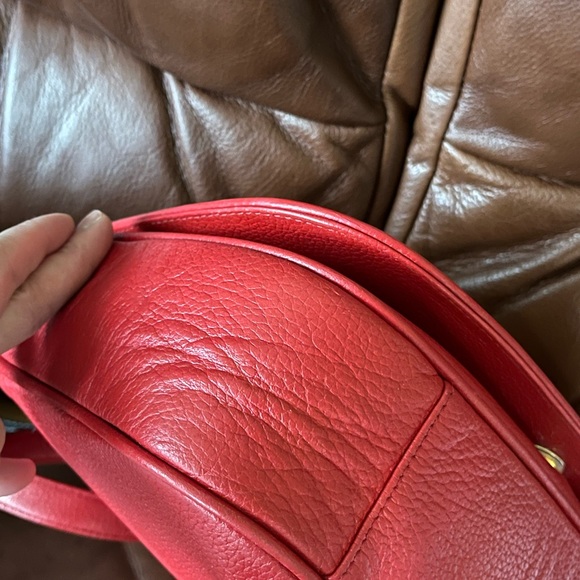 Authentic MCM Red Saddle Bag.
(RARE Color) - Picture 7 of 12